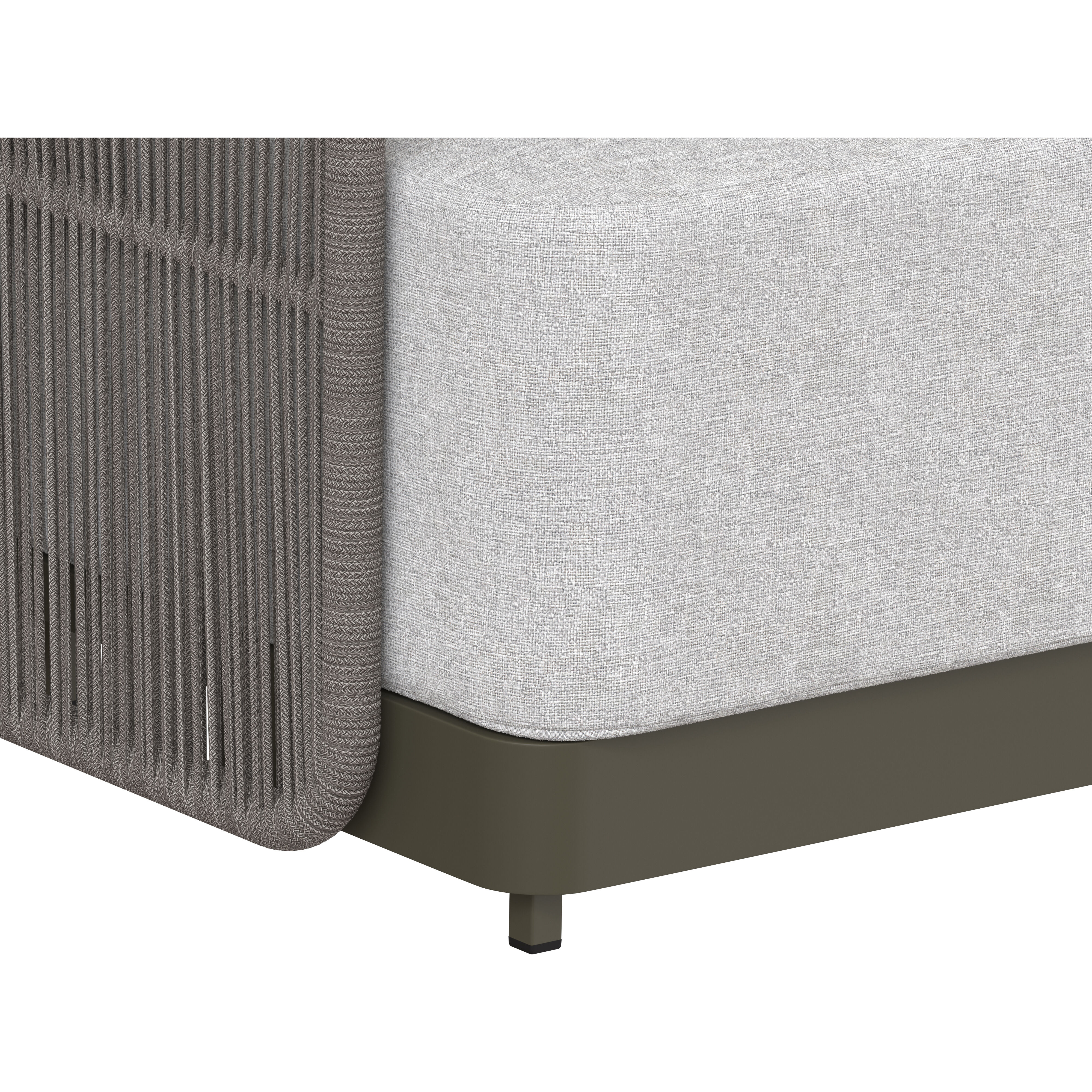 Allariz Warm Grey / Gracebay Light Grey Outdoor Sofa